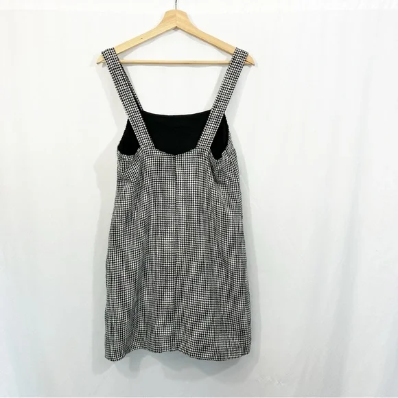 Abercrombie and Fitch Houndstooth Plaid Jumper Dress - Picture 5 of 9